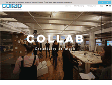Tablet Screenshot of collab-orators.com